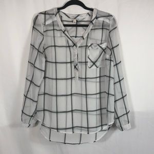 Merona | Plaid Top